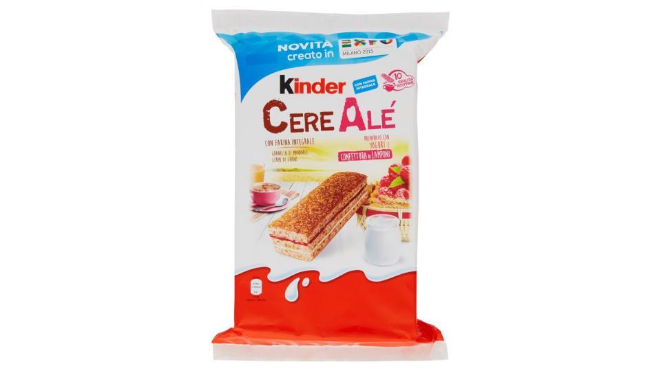 Kinder CereAlé latte yogurt e confettura di lamponi - 10 x 28,5g