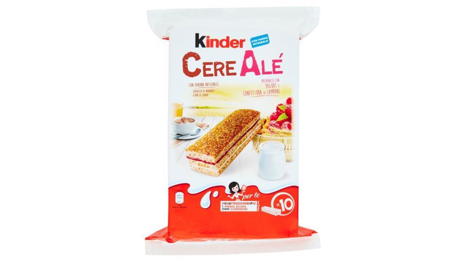 Kinder CereAlé latte yogurt e confettura di lamponi - 10 x 28,5g