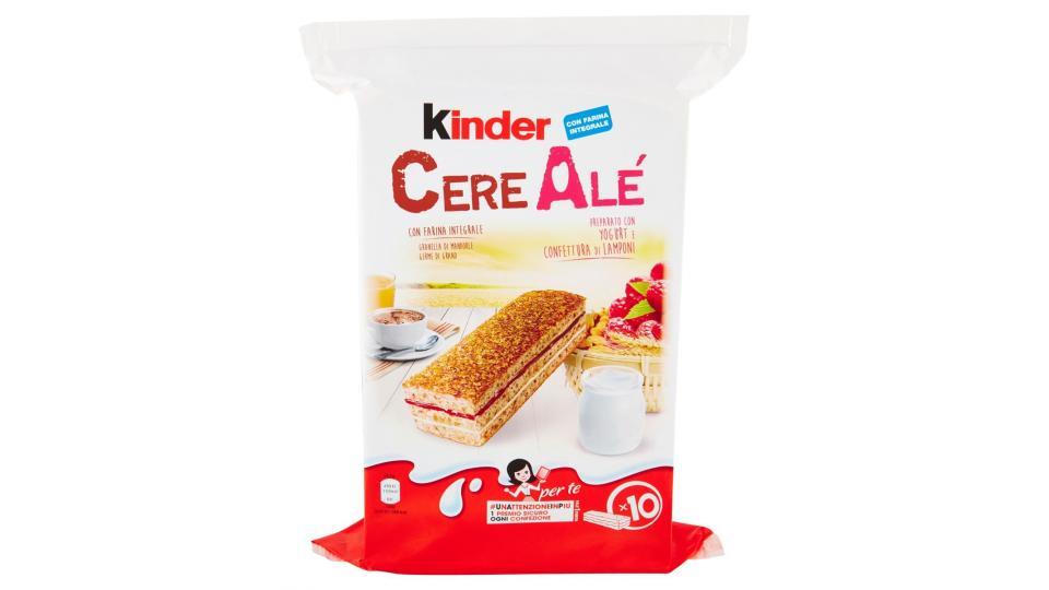 Kinder CereAlé latte yogurt e confettura di lamponi - 10 x 28,5g