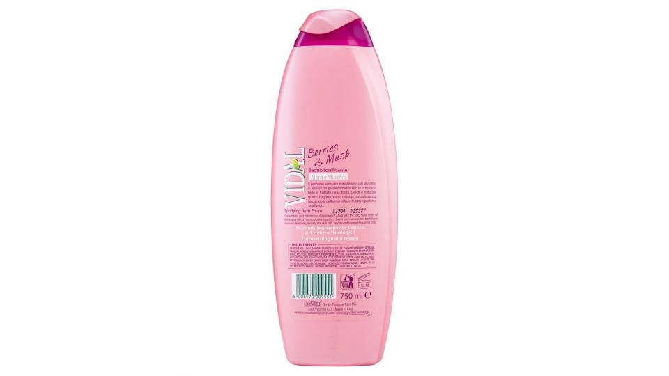 Vidal Berries & Musk Bagno Tonificante Mora e Muschio