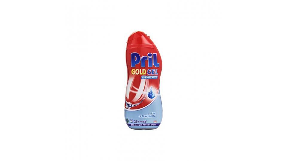 Pril - Gold Gel, Detersivo Igienizzante 