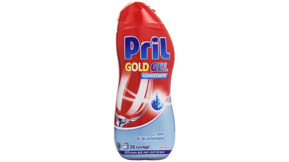 Pril - Gold Gel, Detersivo Igienizzante 