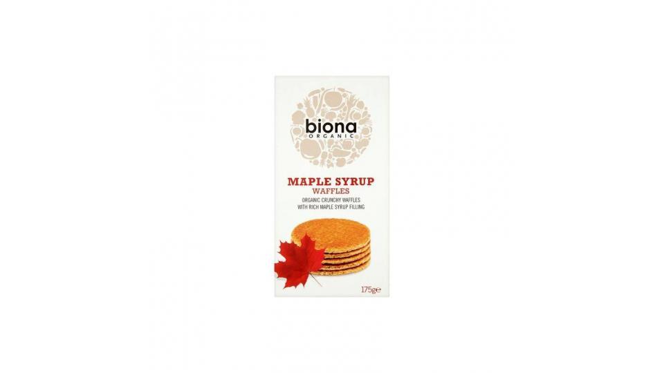 Cialde con sciroppo d’acero “Maple Syrup Waffles” Biona