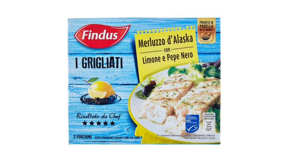 Findus Filetti di Merluzzo Grigliati con Limone e Pepe Nero