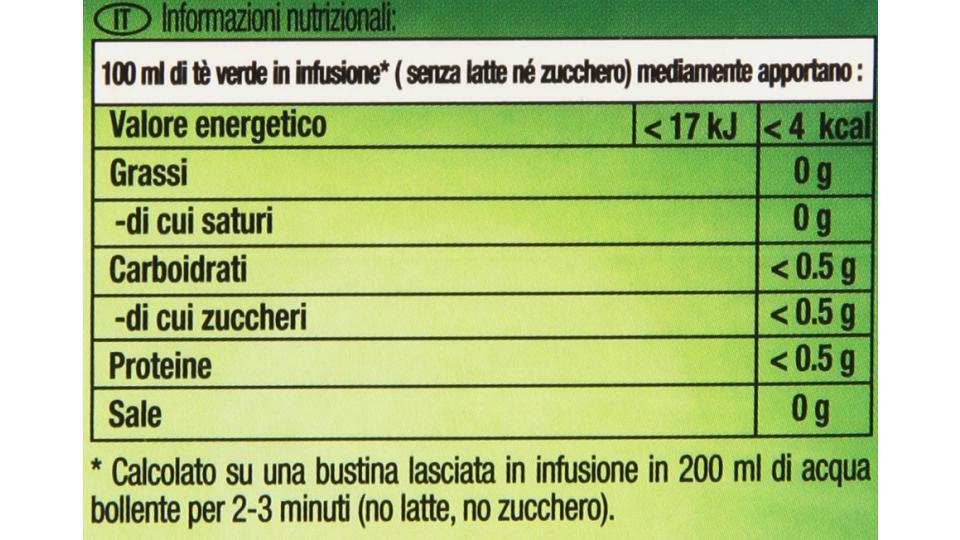 Lipton - Tè Verde, Classico, 25 filtri - 32.5 g