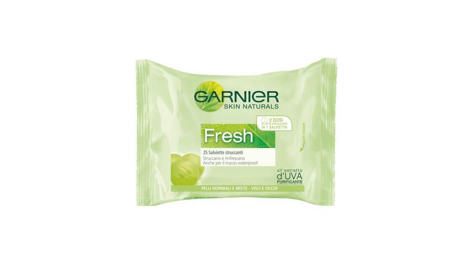 Garnier Fresh Salviette Struccanti per Pelli Normali o Miste