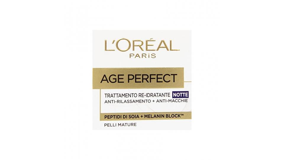 L'Oréal Paris Age Perfect Crema Viso Re-idratante, Notte