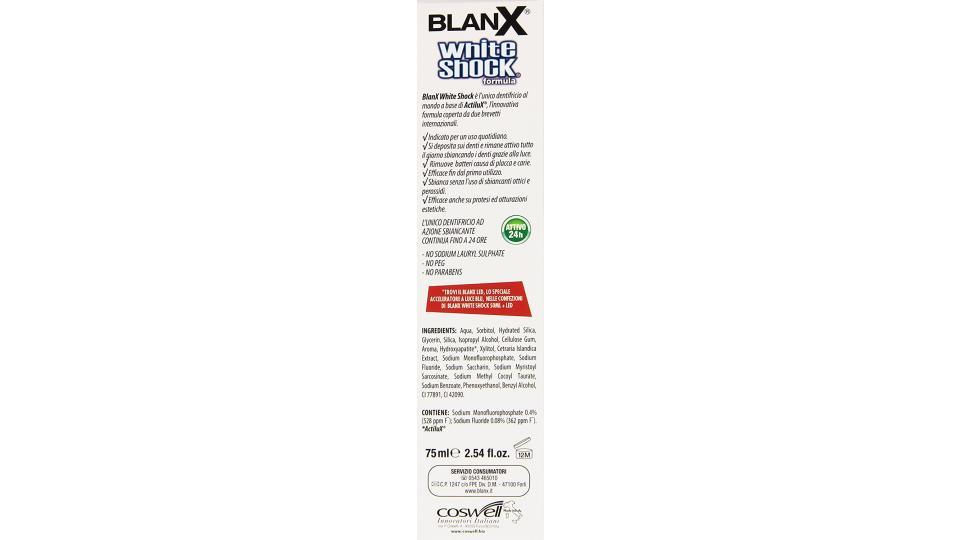 Blanx dentifricio sbiancante