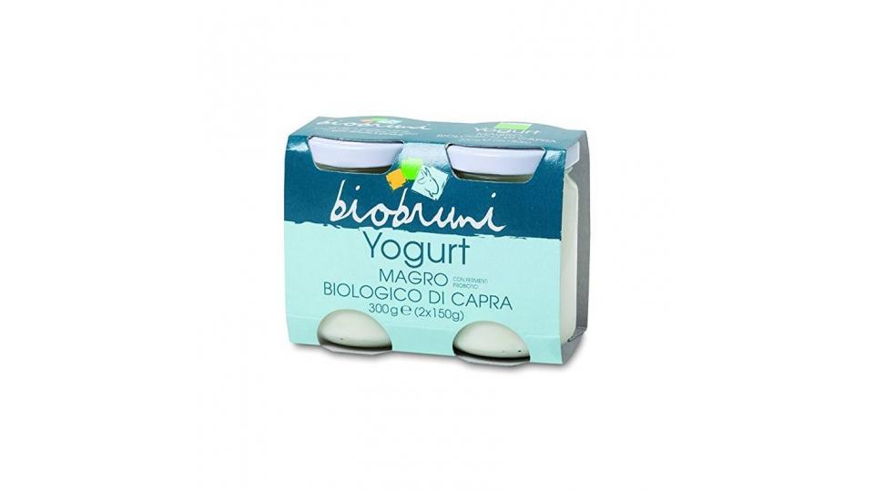 Yogurt magro di latte di capra Bio Bruni 2x150g