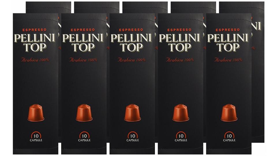 Pellini Caffè Top Arabica (12 astucci da 10 capsule - totale 120 capsule), compatibili Nespresso