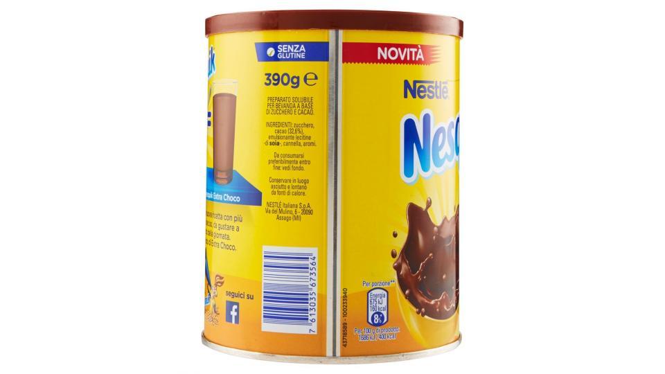 Nesquik Extra Choco Cacao Solubile per Latte Barattolo