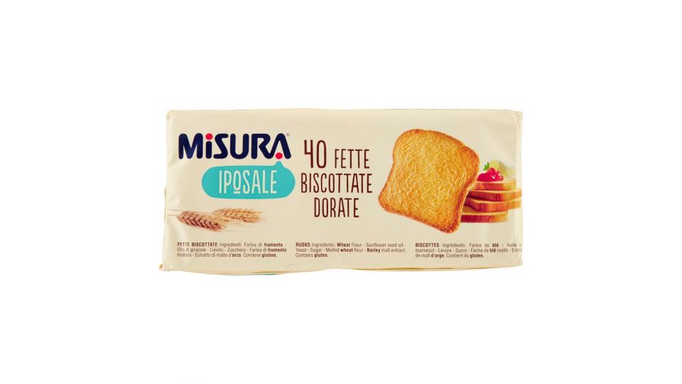 Misura - Fette Biscottate, Dorate, senza Sale - 320 g