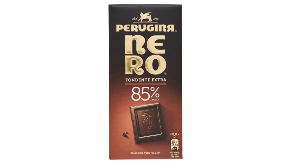 NERO PERUGINA Fondente Extra 85% tavoletta di cioccolato fondente con 85% di cacao