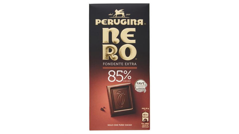 NERO PERUGINA Fondente Extra 85% tavoletta di cioccolato fondente con 85% di cacao