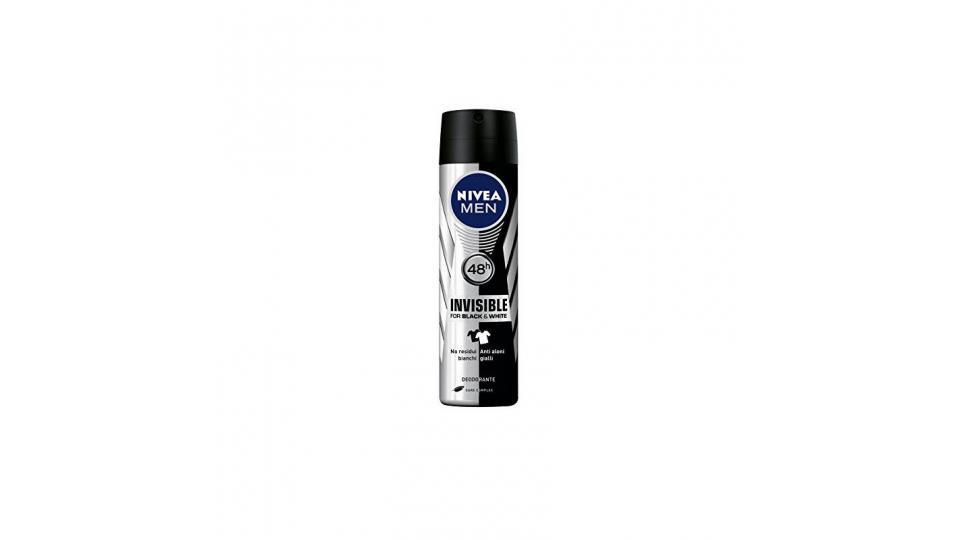 Nivea Deodorant Uomo Black&White Men Spray