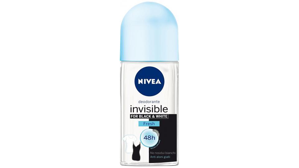 Nivea Deodorant Donna Invisible B&W Fresh Roll-On