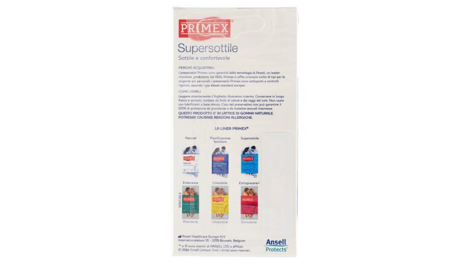 Primex Supersottile 12 + 2 Gratis Preservativi