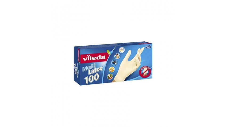 Vileda Guanti Multi Latex 6,5-7,5 S/M