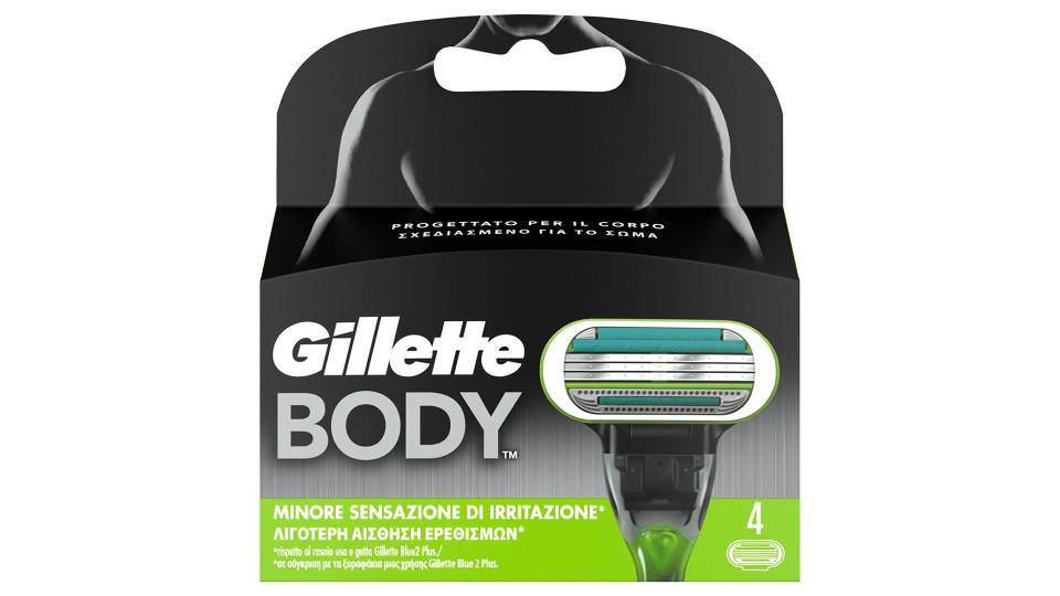 Gillette Body Ricarica di Lame per Rasoio