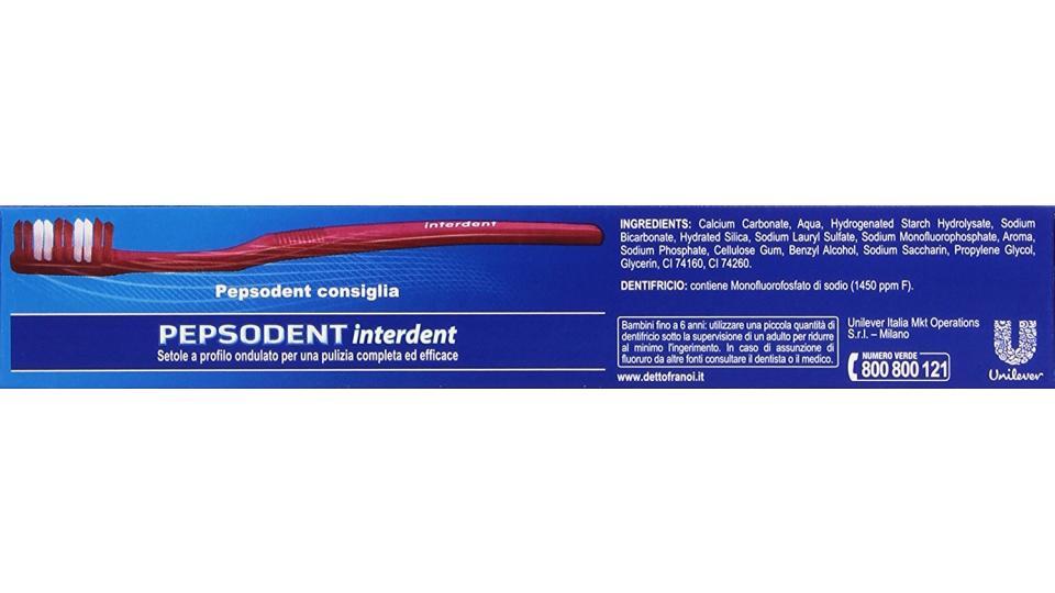 Pepsodent Dentifricio al Fluoro, sbiancante denti bianchi e forti