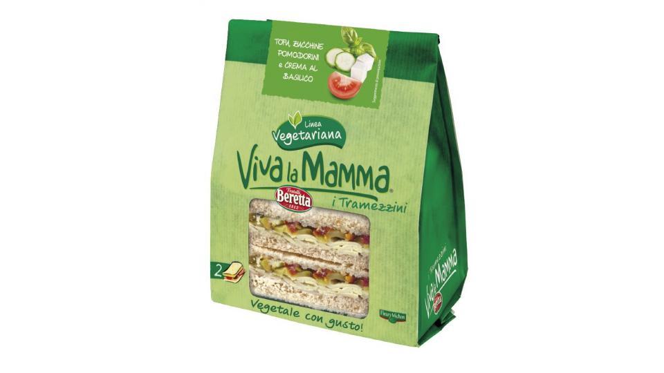 Viva la Mamma Beretta - Tramezzino Vegetariano Tofu Pomodoro Zucchine Vlm