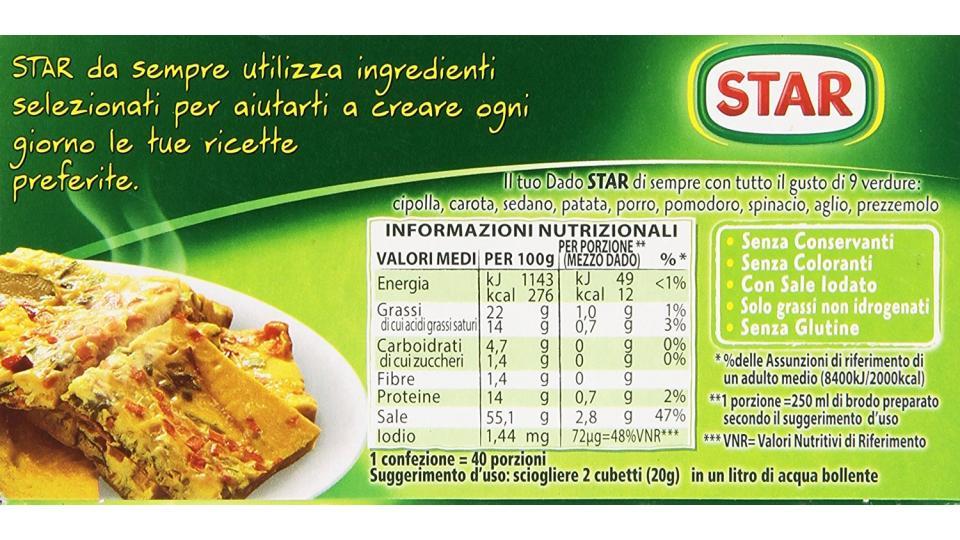 Star - Vegetale, Ricco di Sapore, 9 verdure