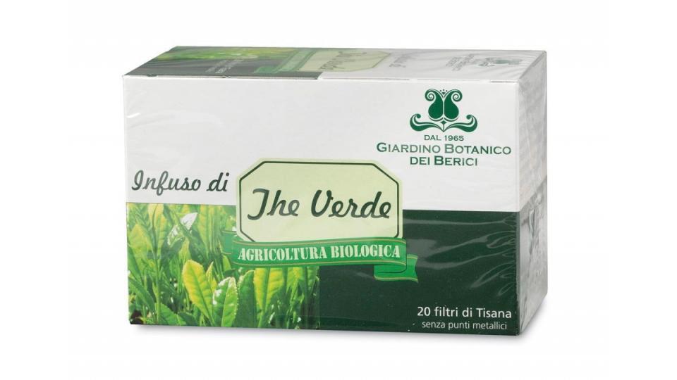 Infuso di tè verde bio Giardino Botanico dei Berici