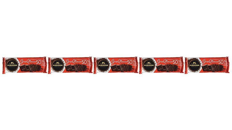 Perugina Granblocco Cioccolato Fondente Extra - 5 Confezioni da