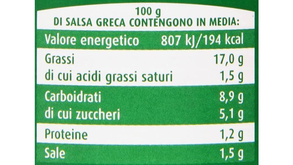 Develey - Salsa Greca, senza aggiunta di conservanti, senza glutine