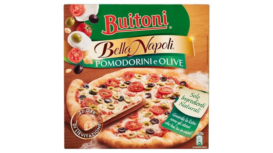 BUITONI BELLA NAPOLI POMODORINI E OLIVE Pizza surgelata 365g (1 pizza)