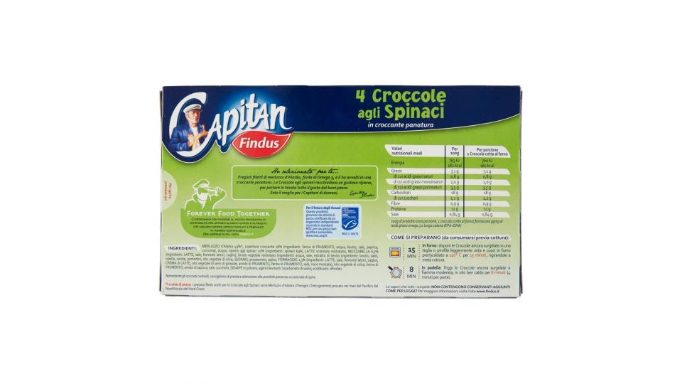 Capitan Findus Croccole Agli Spinaci