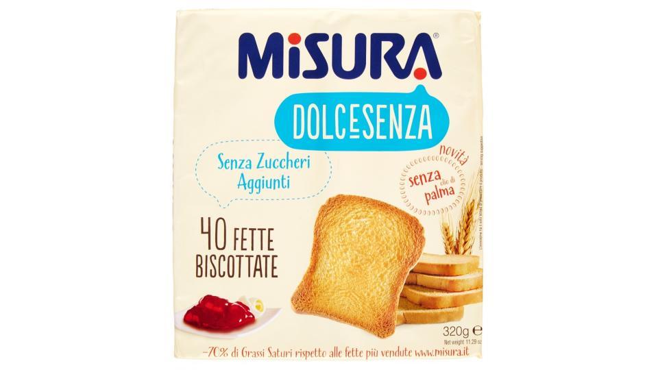 Misura Dolcesenza 40 Fette biscottate