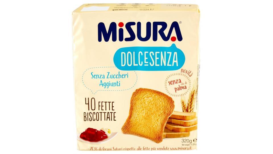 Misura Dolcesenza 40 Fette biscottate