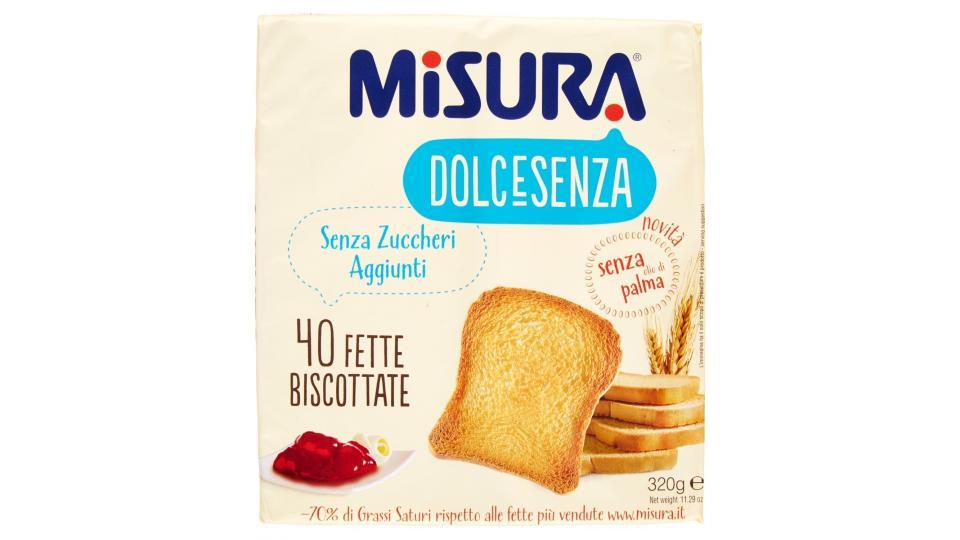 Misura Dolcesenza 40 Fette biscottate