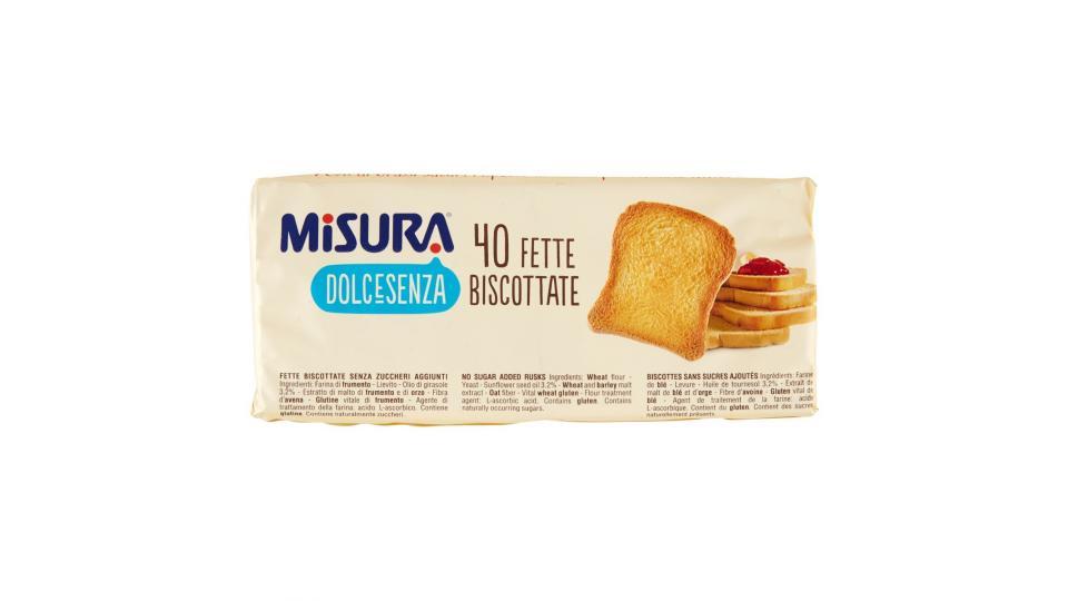 Misura Dolcesenza 40 Fette biscottate