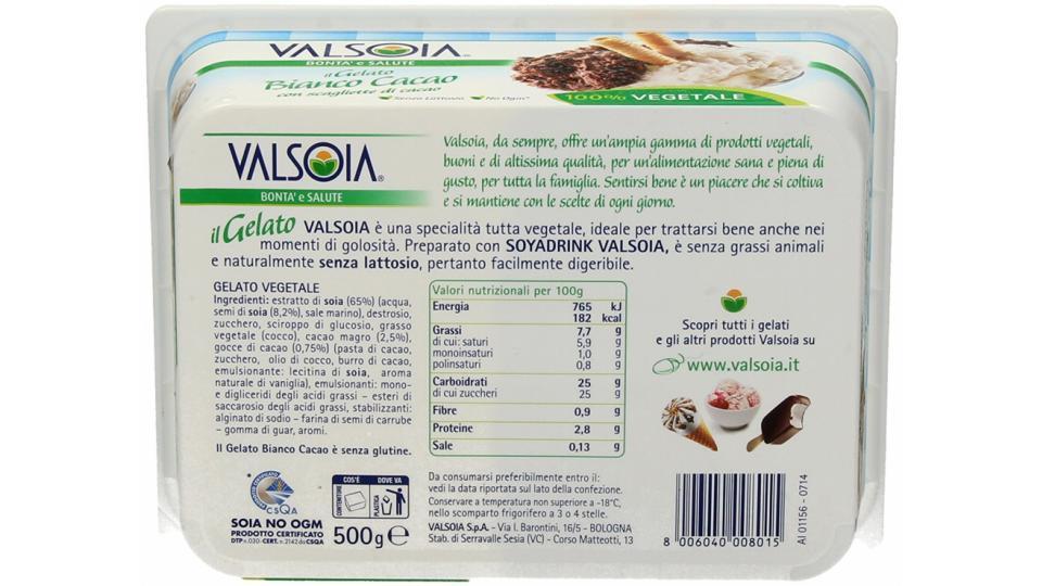 Valsoia - Il Gelato Bianco Cacao, con Scagliette di Cacao