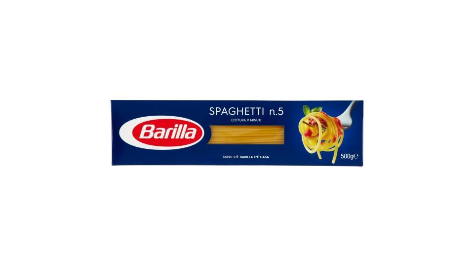 Barilla - Spaghetti n. 5, Pasta di Semola di Grano Duro