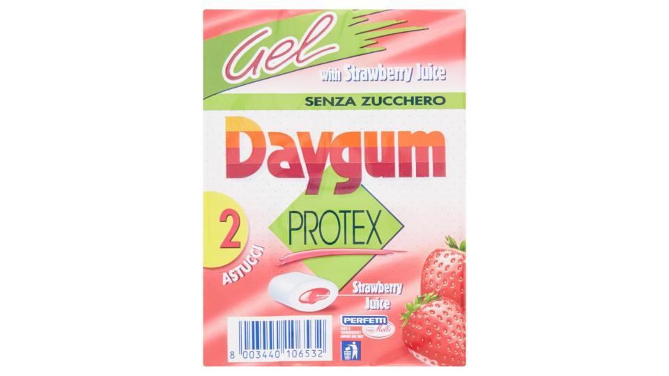 Daygum Protex gel with strawberry juice 2 astucci