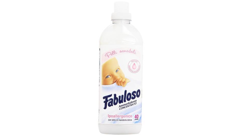 Fabuloso - Ammorbidente Concentrato, Ipoallergenico con latte di mandorla dolce