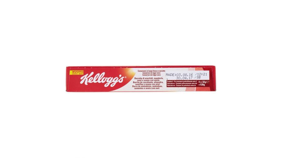 Kellogg's Barretta Mandorle, Miele e Semi