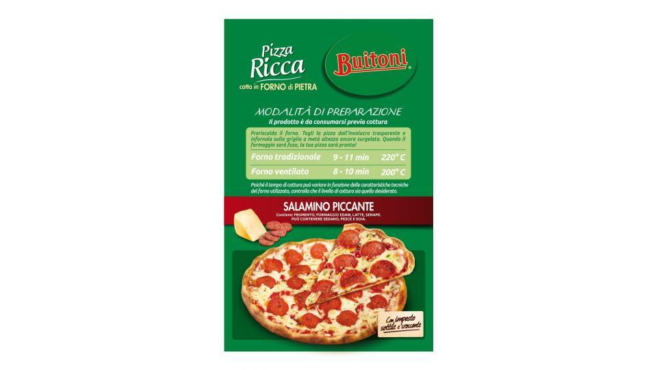 BUITONI PIZZA RICCA AL SALAMINO PICCANTE Pizza surgelata 320g (1 pizza)