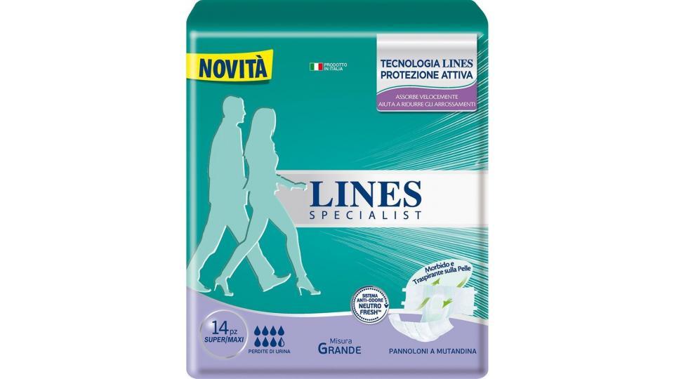 Lines Specialist Pannolone a Mutandina Misura Grande x