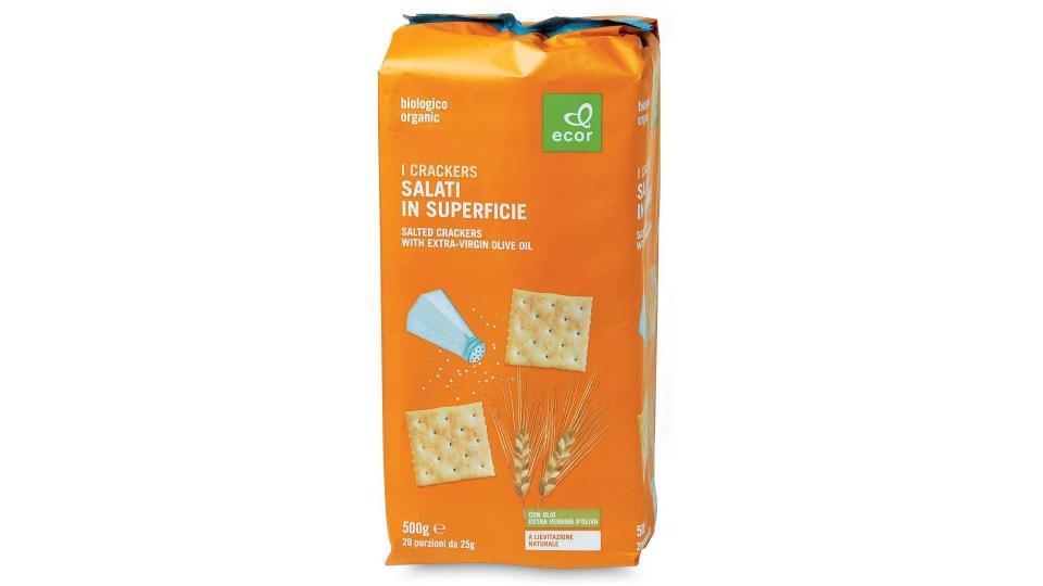 Crackers salati in superficie Ecor