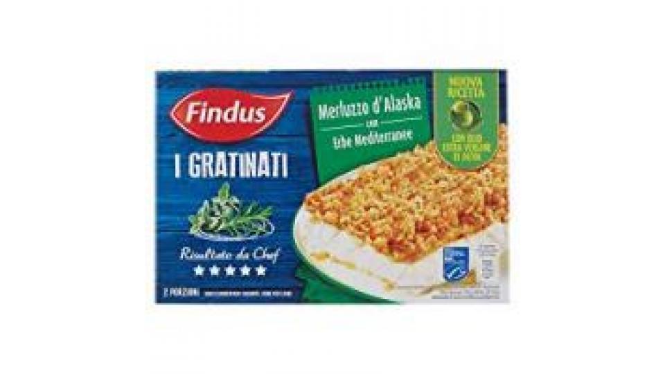 Findus I Gratinati Merluzzo d'Alaska con Erbe Mediterranee