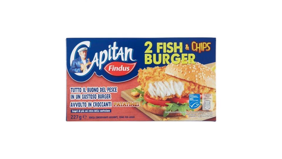 Capitan Findus 2 Fish & Chips Burger