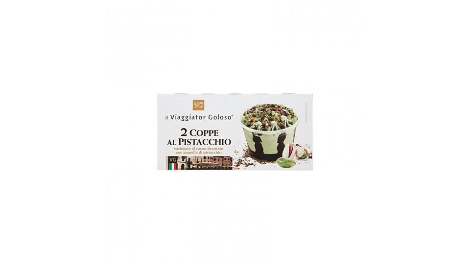 Coppe al pistacchio variegato al cacao il Viaggiator Goloso