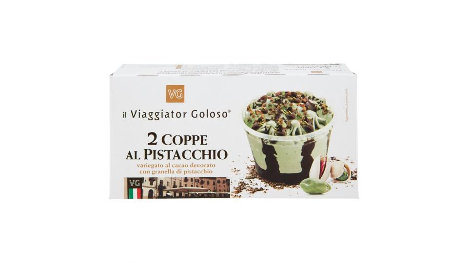 Coppe al pistacchio variegato al cacao il Viaggiator Goloso
