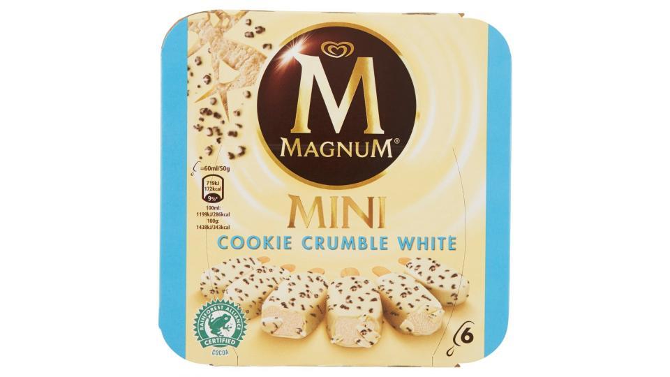 Magnum Mini Cookie Crumble White