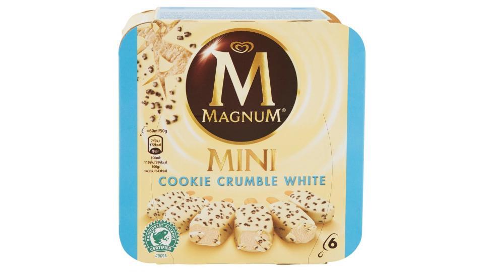 Magnum Mini Cookie Crumble White