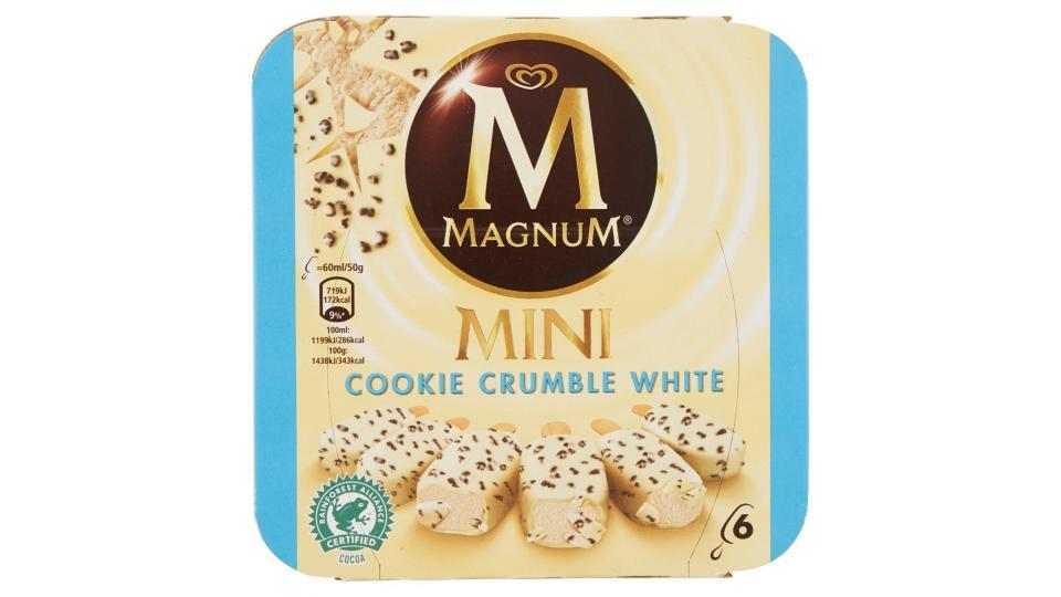 Magnum Mini Cookie Crumble White